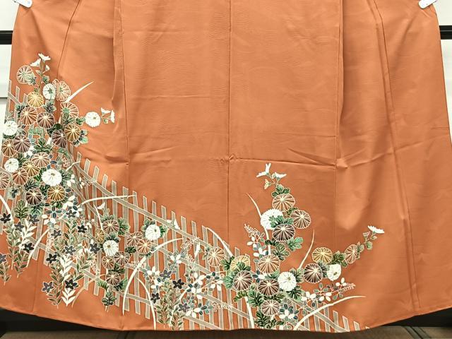 平和屋着物■訪問着 花籬 金彩 正絹 逸品 CABB8757xi