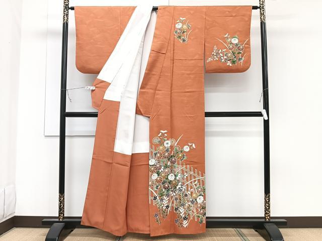 平和屋着物■訪問着 花籬 金彩 正絹 逸品 CABB8757xi