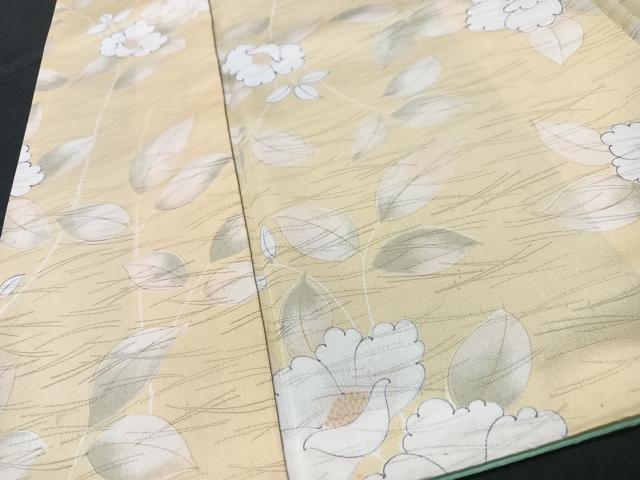 平和屋着物■小紋　草花文　洗える着物　CABB8883xe