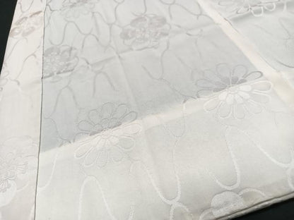 平和屋着物■長襦袢　無双仕立て　舞花文　正絹　逸品　CABB8944xe
