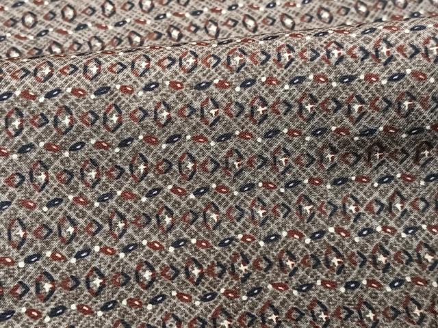 平和屋着物■男性　紬　抽象文様　正絹　逸品　CABB8957xe