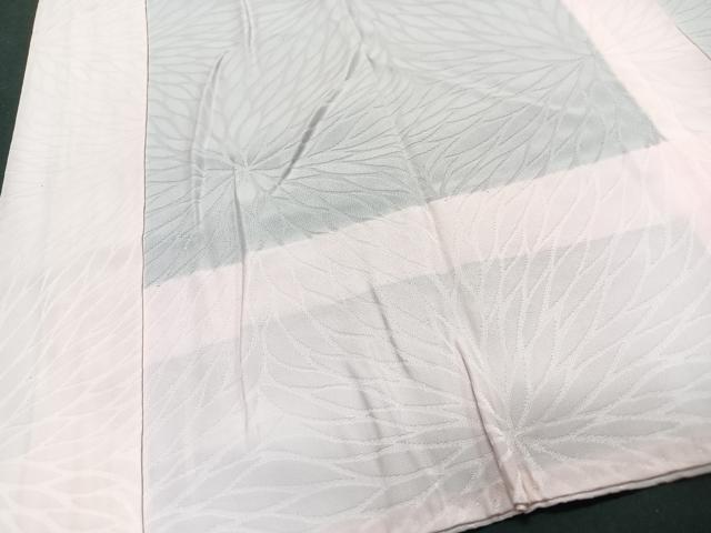 平和屋着物■長襦袢　無双仕立て　むじな菊文　正絹　逸品　CABB9007xe