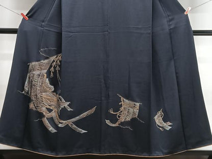 平和屋着物■訪問着 几帳 金彩 正絹 逸品 CABB9132xe