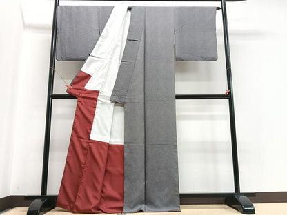平和屋着物●江戸小紋 鮫小紋柄 正絹 逸品 CABB9133xe