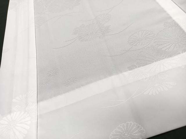 平和屋着物■長襦袢　無双仕立て　草花文　洗える着物　CABB9148xe