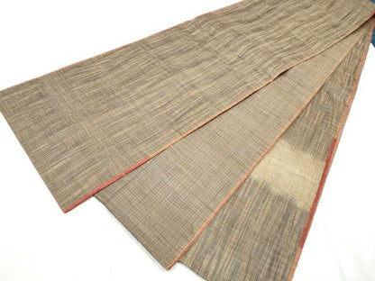 平和屋着物▽太鼓柄袋帯 スリーシーズン 春夏秋 櫛織 霞文 正絹 逸品 CABB9204hy