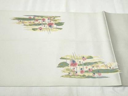 平和屋着物●西陣　とみや織物謹製　とみや帯　定道隆祥　隆祥の世界　太鼓柄袋帯　草原の輝き　正絹　逸品　CABB9208hy