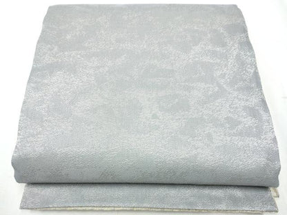 平和屋着物●両面　太鼓柄袋帯　藍　丸文　正絹　逸品　CABB9235hy