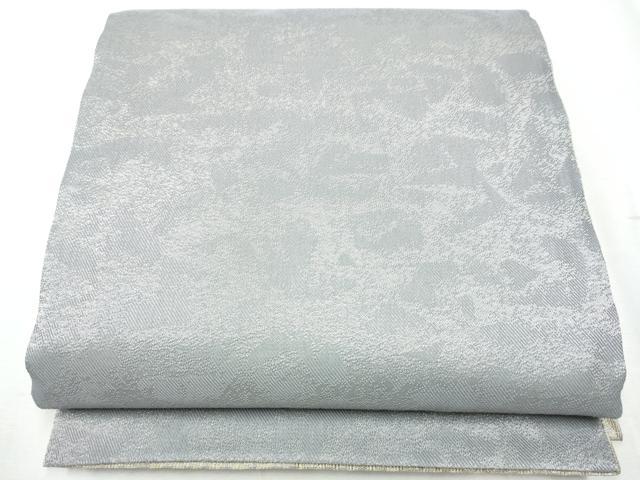 平和屋着物●両面　太鼓柄袋帯　藍　丸文　正絹　逸品　CABB9235hy