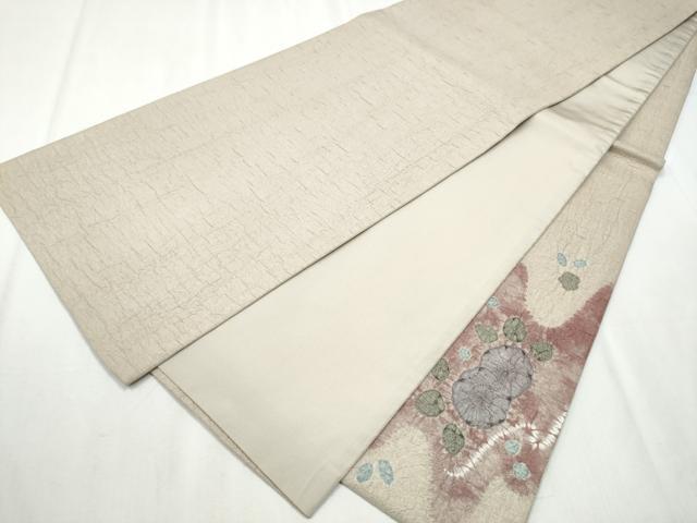 平和屋着物●太鼓柄袋帯　絞り　辻が花　金通し地　正絹　逸品　CABB9244hy