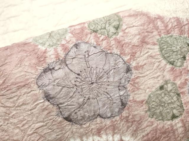 平和屋着物●太鼓柄袋帯　絞り　辻が花　金通し地　正絹　逸品　CABB9244hy