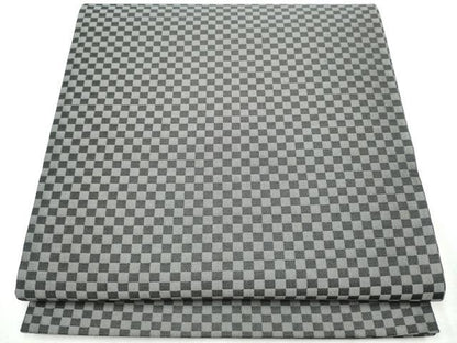 平和屋着物●全通柄袋帯　市松文様　正絹　逸品　CABB9257hy