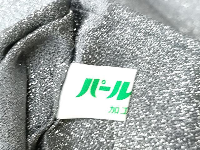 平和屋着物●九寸名古屋帯　つくし　枝桜文　銀通し地　正絹　逸品　CABB9272hy