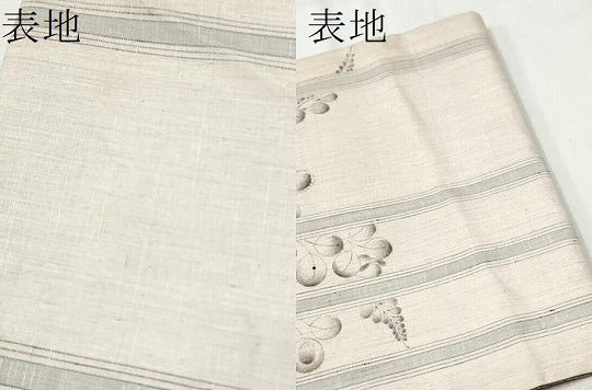 平和屋着物●西洞院辻が花　大脇一心　九寸名古屋帯　紬地　正絹　逸品　CABB9280hy