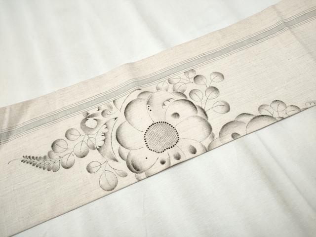 平和屋着物○西洞院辻が花 大脇一心 九寸名古屋帯 紬地 正絹 逸品 平和屋着物○西洞院辻が花 大脇一心 九寸名古屋帯 紬地 正絹 逸品