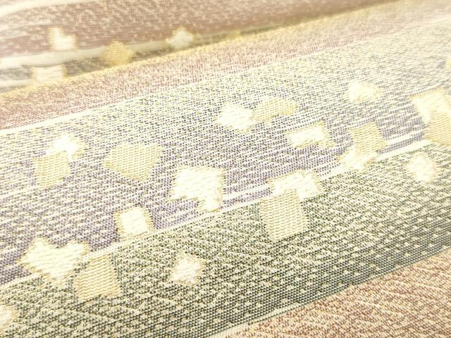 平和屋着物●九寸名古屋帯　箔散らし文　金糸　正絹　逸品　CABB9281hy 平和屋着物○九寸名古屋帯 箔散らし文 金糸 正絹 逸品 CABB9281hy