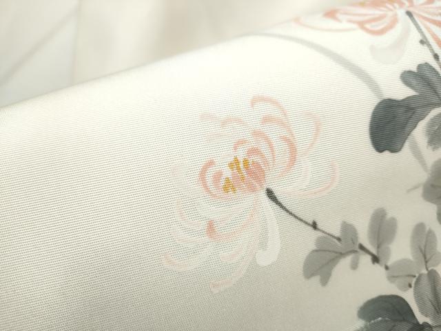 平和屋着物●塩瀬　九寸名古屋帯　乱菊　正絹　逸品　CABB9302hy