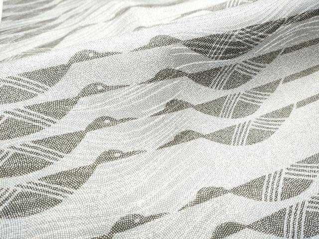 平和屋着物●両面　全通柄袋帯　飛鶴文　正絹　逸品　CABB9318hy