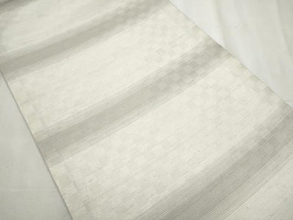 平和屋着物●両面　全通柄袋帯　飛鶴文　正絹　逸品　CABB9318hy