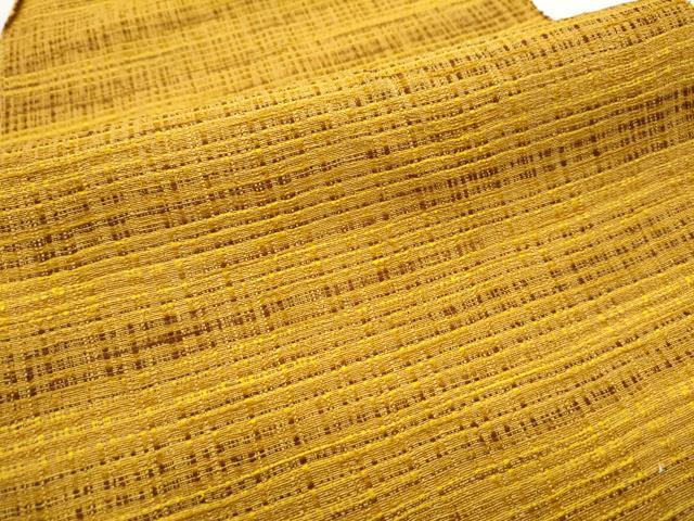 平和屋着物●八寸名古屋帯 紬地 霞文 正絹 逸品 CABB9404hy