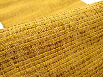 平和屋着物●八寸名古屋帯 紬地 霞文 正絹 逸品 CABB9404hy
