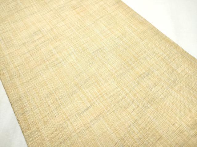 平和屋着物●両面 六通柄袋帯 孔雀羽文 金糸 正絹 逸品 CABB9434hy