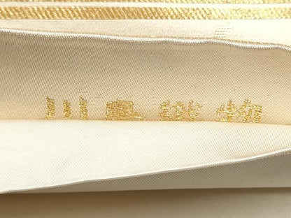 平和屋着物●西陣 川島織物 六通柄 本袋帯 唐織 草花文 正絹 逸品 CABB9435hy