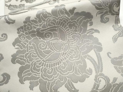 平和屋着物●織物一筋名門　織悦　全通柄　本袋帯　牡丹唐草文　正絹　逸品　CABB9438hy