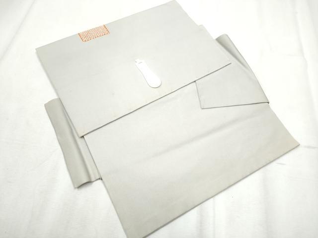 平和屋着物●塩瀬 つけ帯 枝菊文 金彩 正絹 逸品 CABB9452hy