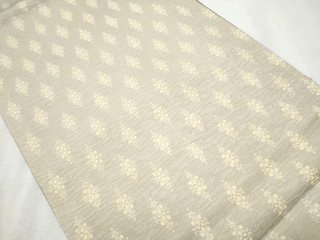 平和屋着物●両方向　両面　全通柄袋帯　紅型　花鳥文　正絹　逸品　未使用　CABB9485hy