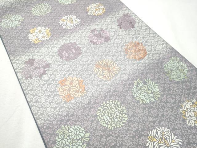 平和屋着物●西陣 両面 六通柄袋帯 唐織 御印文 正絹 逸品 CABB9492hy