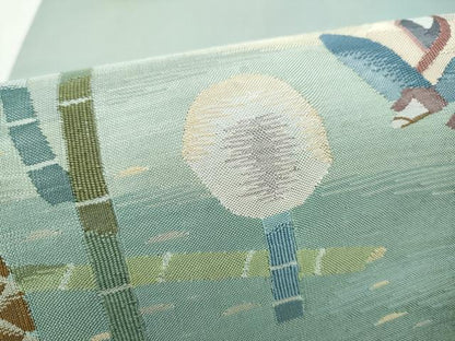 平和屋着物●九寸名古屋帯 すくい織 かぐや姫 正絹 逸品 CABB9518hy