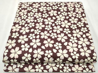 平和屋着物●両面 全通柄袋帯 舞桜文 正絹 逸品 CABB9522hy