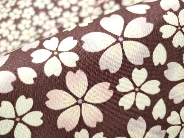 平和屋着物●両面 全通柄袋帯 舞桜文 正絹 逸品 CABB9522hy