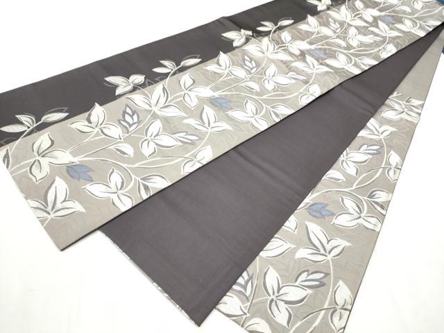 平和屋着物●六通柄袋帯 唐織 枝花文 正絹 逸品 CABB9529hy
