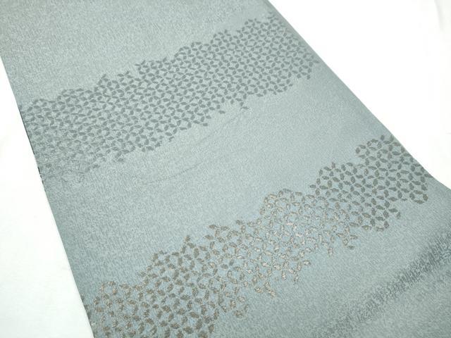 平和屋着物●両面 六通柄袋帯 舞桜文 金銀糸 正絹 逸品 CABB9535hy
