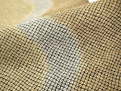 平和屋着物●六通柄袋帯 唐織 流水鹿の子文 正絹 逸品 CABB9538hy