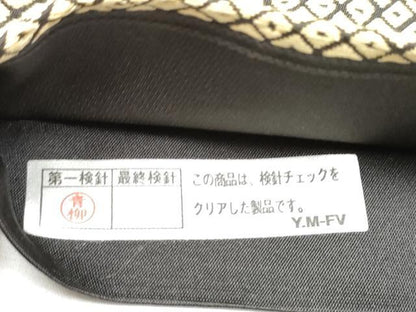 平和屋着物●六通柄袋帯 唐織 流水鹿の子文 正絹 逸品 CABB9538hy