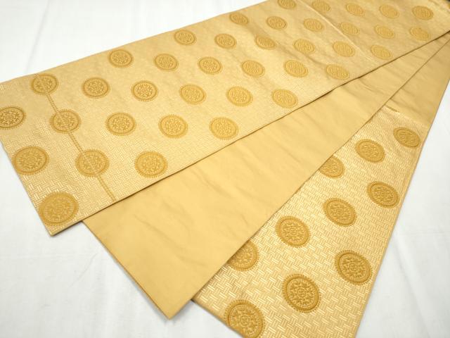 平和屋着物●六通柄 本袋帯 名物糸屋 正絹 逸品 CABB9542hy