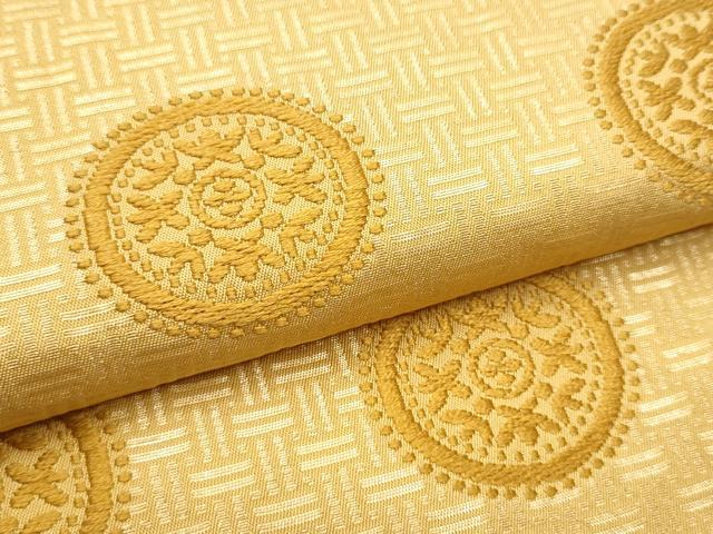 平和屋着物●六通柄 本袋帯 名物糸屋 正絹 逸品 CABB9542hy