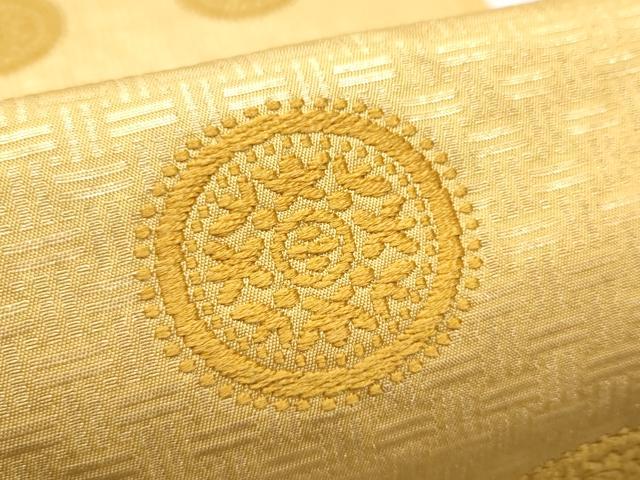 平和屋着物●六通柄 本袋帯 名物糸屋 正絹 逸品 CABB9542hy