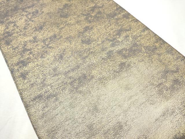 平和屋着物●両面 六通柄袋帯 菱天井枝葉舞桜文 金糸 正絹 逸品 CABB9546hy