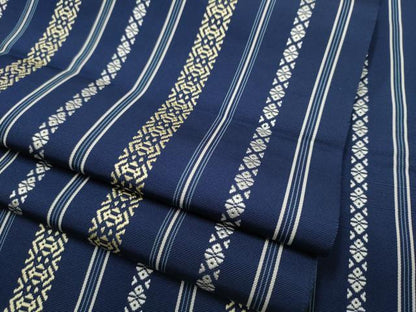 平和屋着物●本場筑前博多織 八寸名古屋帯 献上 正絹 逸品 CABB9571hy