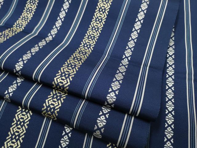 平和屋着物●本場筑前博多織 八寸名古屋帯 献上 正絹 逸品 CABB9571hy