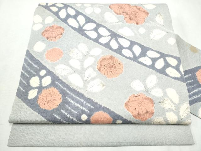平和屋着物●九寸名古屋帯 絞り 辻が花 正絹 逸品 CABB9579hy