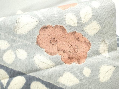 平和屋着物●九寸名古屋帯 絞り 辻が花 正絹 逸品 CABB9579hy