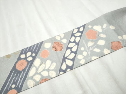 平和屋着物●九寸名古屋帯 絞り 辻が花 正絹 逸品 CABB9579hy