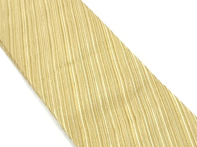 平和屋着物●男性 両面 角帯 米沢織 紗線文 正絹 逸品 CABB9597hy