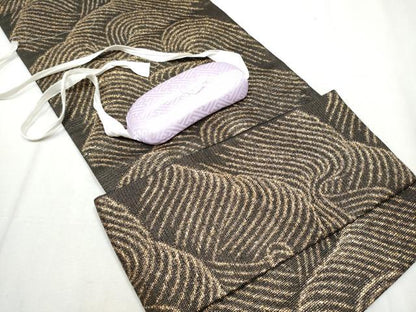 平和屋着物▽つけ帯 スリーシーズン 兎 金銀糸 春夏秋 正絹 逸品 CABB9599hy