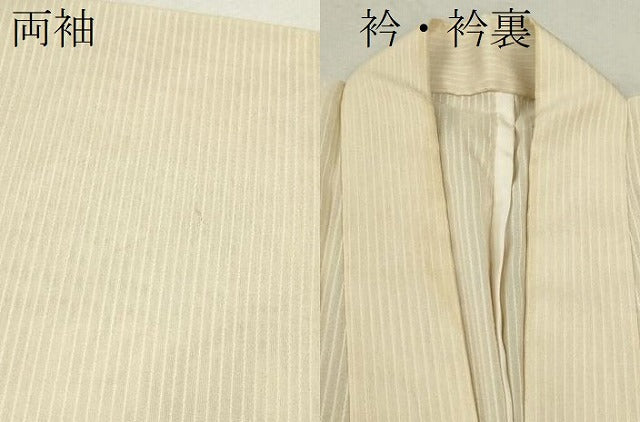 平和屋着物＊夏物 男性 訪問着 紗紬 手描き 笠 蛙 正絹 逸品 CABB9612ze